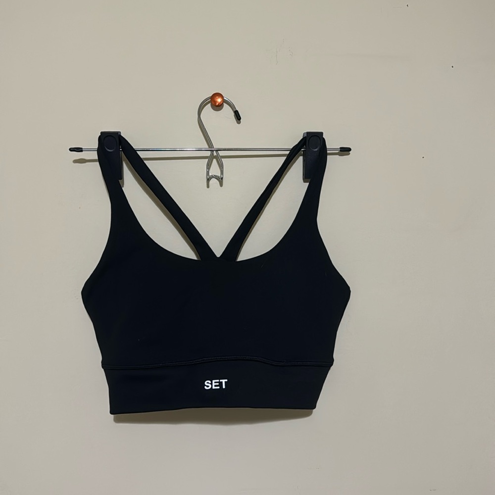 Set Active Luxform sports bra in black, size L